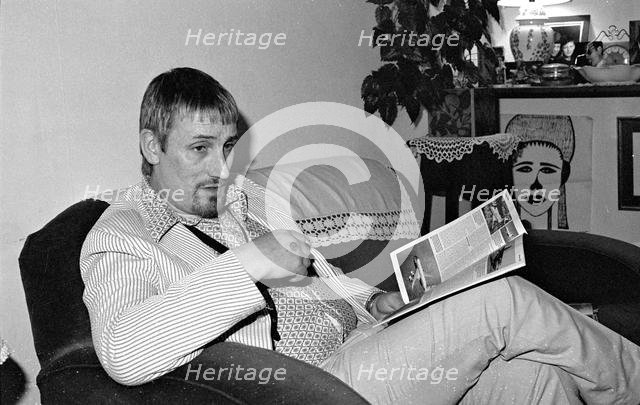 Peter King, At home, London, 1985. Creator: Brian O'Connor.