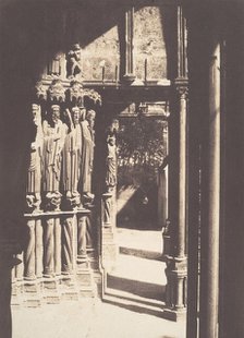 [South Portal, Chartres Cathedral], 1854. Creator: Charles Marville.