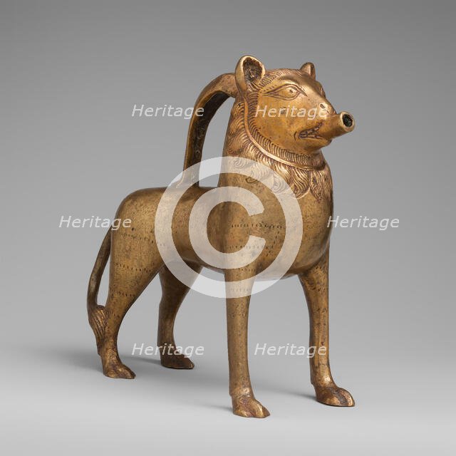 Aquamanile in the Form of a Lion, German, 14th century. Creator: Unknown.