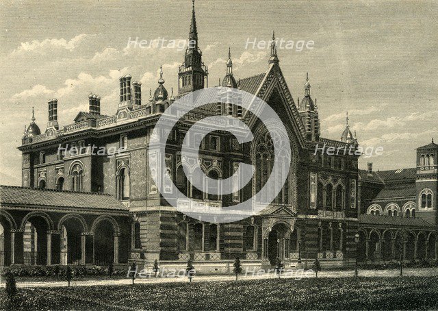 'The Great Hall, Dulwich College', (c1878). Creator: Unknown.
