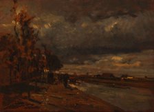 Canal in Holland, 1885. Artist: Blau, Tina (1845-1916)