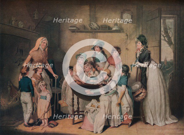 The Sailor's Orphans: or The Young Ladies' Subscription, 1800, (1919). Artist: William Ward