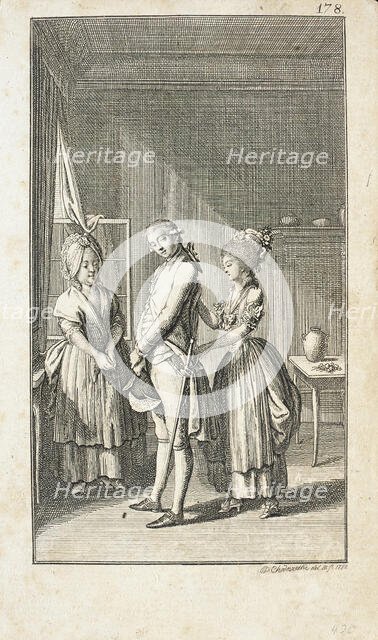 Illustration for Phil Engelhard's 'Poems', 1782. Creator: Daniel Nikolaus Chodowiecki.