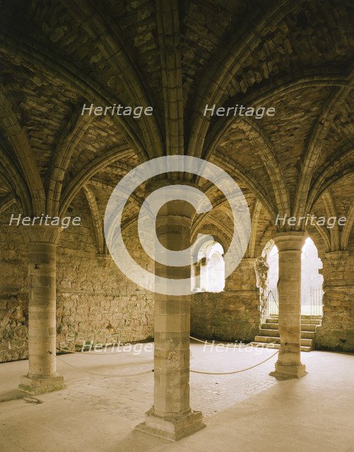 Chapter House, Buildwas Abbey, Shropshire, 1990. Artist: Unknown