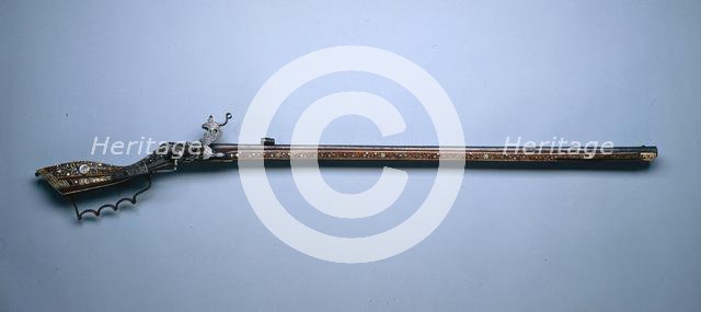 Tschinki (Wheel-Lock Hunting Rifle), c. 1630-1650. Creator: Unknown.