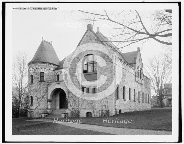 Clark Hall, Williams College, Mass., between 1900 and 1906. Creator: Unknown.