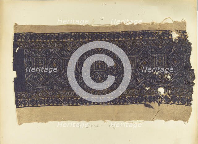 Textile Fragment, Coptic, 5th-6th century. Creator: Unknown.