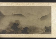 Landscape: mountains in mist, 1279-1368. Creator: Unknown.