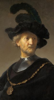 Old Man with a Gold Chain, 1631. Creator: Rembrandt Harmensz van Rijn.