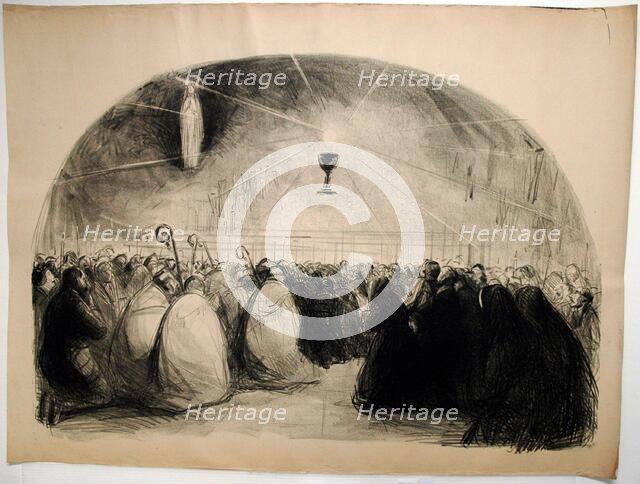 Lourdes, 1914, 25th International Eucharistic Congress, 1914. Creator: Jean Louis Forain.