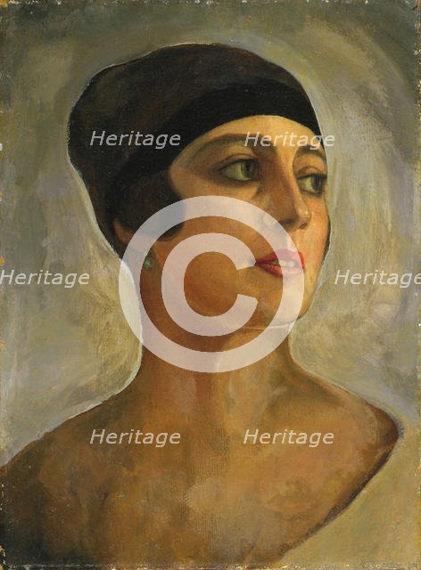 Vera de Bosset Stravinsky (1888-1982), c. 1920. Artist: Sudeykin, Sergei Yurievich (1882-1946)