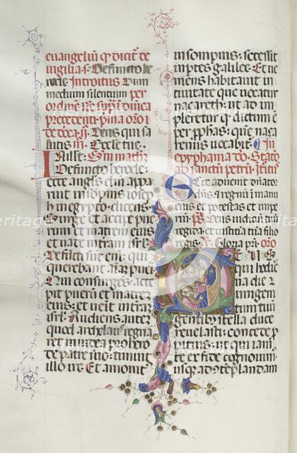 Missale: Fol. 30v: Adoration of the Magi, 1469. Creator: Bartolommeo Caporali (Italian, c. 1420-1503).