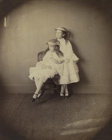 Julia and Ethel Arnold, 1872. Creator: Lewis Carroll (British, 1832-1898).