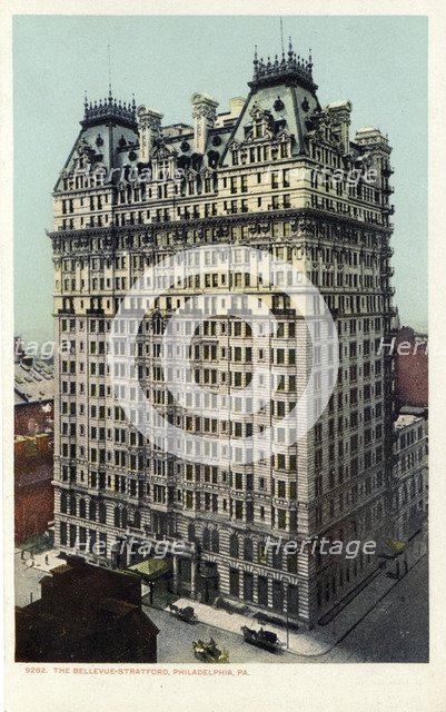 Bellevue-Stratford Hotel, Philadelphia, Pennsylvania, USA, 1905. Artist: Unknown