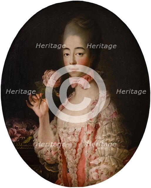 Princess Marie Joséphine of Savoy (1753-1810), Countess of Provence. Creator: Drouais, François-Hubert (1727-1775).