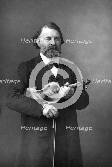 Joseph Joachim (1831-1907), Hungarian violinist, conductor and composer, 1890.Artist: W&D Downey