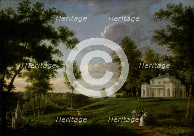 Southeast View of "Sedgeley Park," the Country Seat of James Cowles Fisher, Esq., ca. 1819. Creator: Thomas Birch.