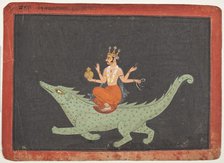 Varuna, the God of Waters (image 1 of 3), between 1675 and 1700. Creator: Unknown.