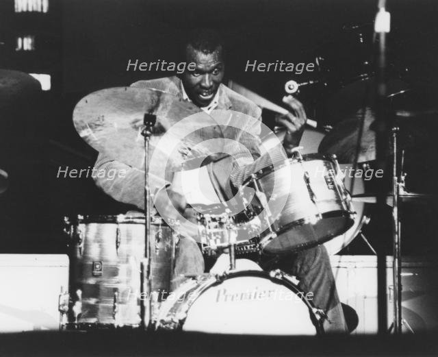 Elvin Jones, c1968. Creator: Brian Foskett.