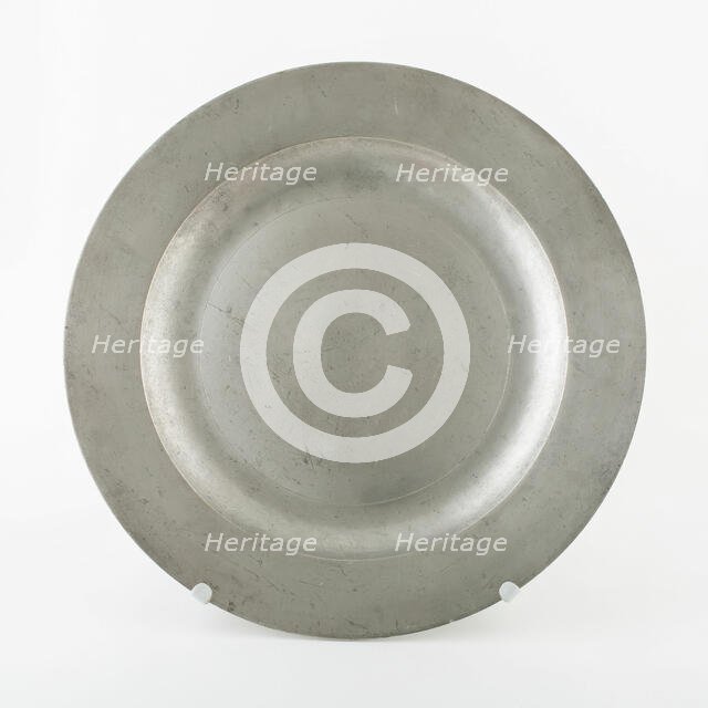 Charger, Waterford, 1820/40. Creator: Samuel Woods.