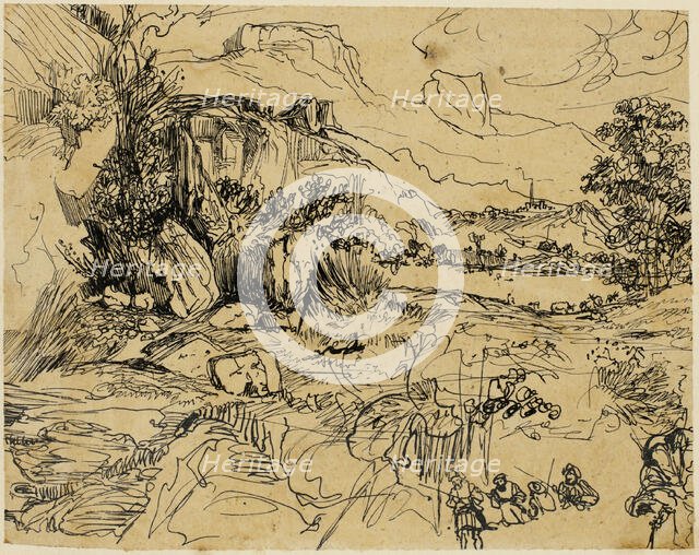 Advance Guard, n.d. Creator: Rodolphe Bresdin.