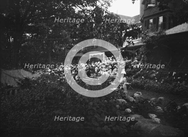 McDowell festival, Peterborough, New Hampshire, 1912 or 1913. Creator: Arnold Genthe.