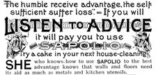 Advertisement for Sapolio, 1890. Creator: Unknown.