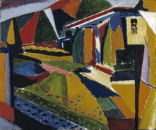 Abstract Landscape, 1915-1916. Creator: Henry Lyman Saÿen.