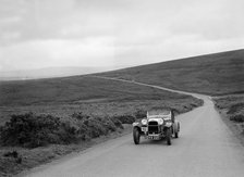 Peter Clark's HRG, winner of a silver award at the MCC Torquay Rally, July 1937. Artist: Bill Brunell.