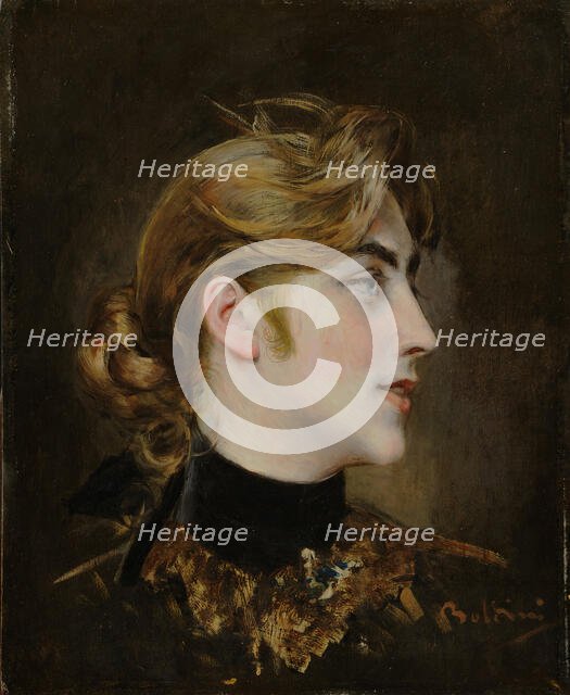 Ritratto di signora, ca 1904. Creator: Boldini, Giovanni (1842-1931).