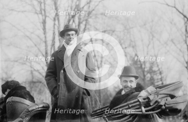 Geo. Jr. & Jay Gould at Helen's wedding, 1913. Creator: Bain News Service.