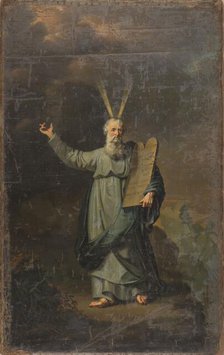 Moses with the Tables of the Law, 1803. Creator: Pieter Gaal.