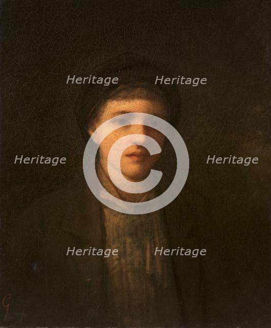 Head of a Boy, before 1885. Creator: George Fuller (American, 1822-1884).