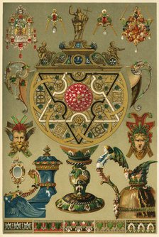 Italian Renaissance works in precious metals and enamel, (1898). Creator: Unknown.