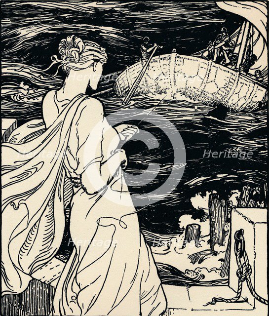 'The Queen of the Magic Clew', c1900. Artist: John Dickson Batten.