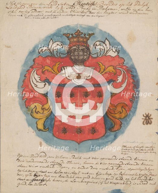 Family tree of Henrich Brandes, c.1760-c.1790. Creator: Jan Brandes.