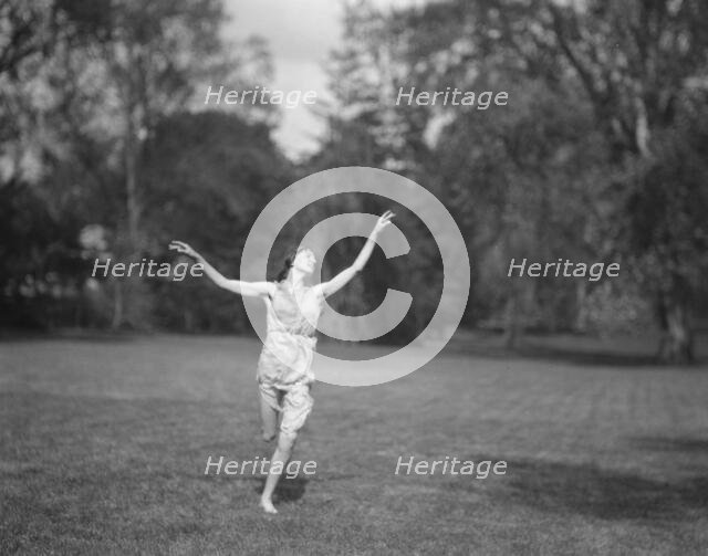 Elizabeth Duncan dancers and children, 1920 Creator: Arnold Genthe.