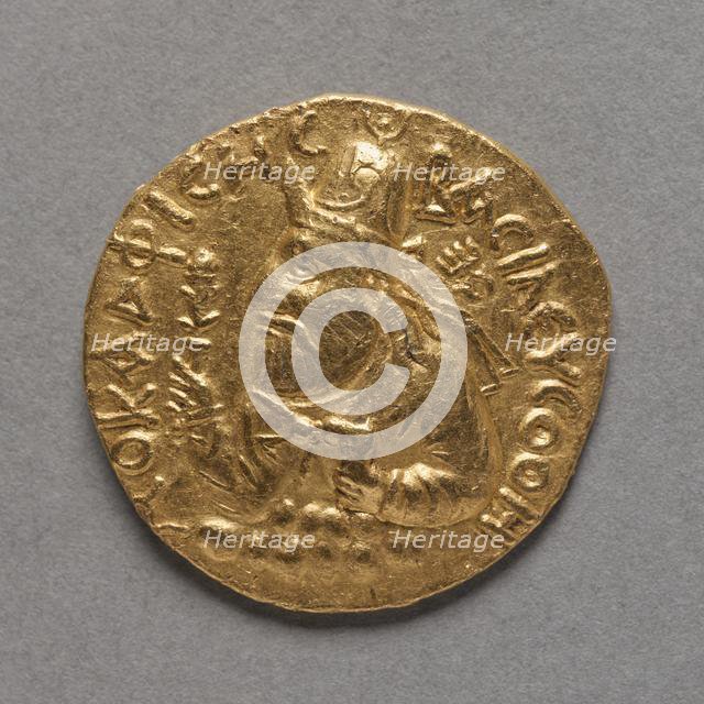 Coin of Kushan King Vima Kadphises, 100-200s. Creator: Unknown.