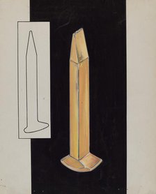 Gold Spike, c. 1936. Creator: Sebastian Simonet.