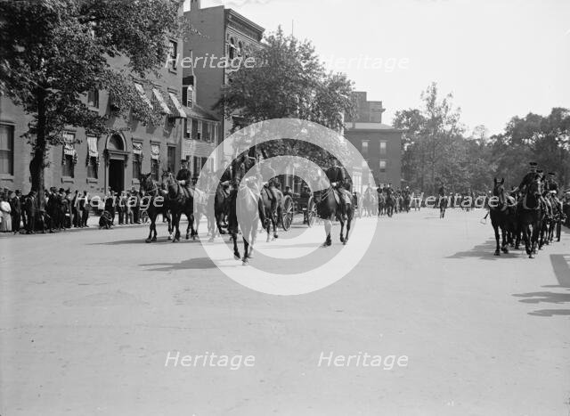 Statue of Commodore John Barry unveiled, Washington DC, 16 May 1914.  Creator: Harris & Ewing.