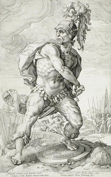 Titus Manlius Torquatos, 1586. Creator: Hendrik Goltzius.