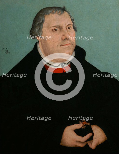Portrait of Martin Luther (1483-1546), 1546.