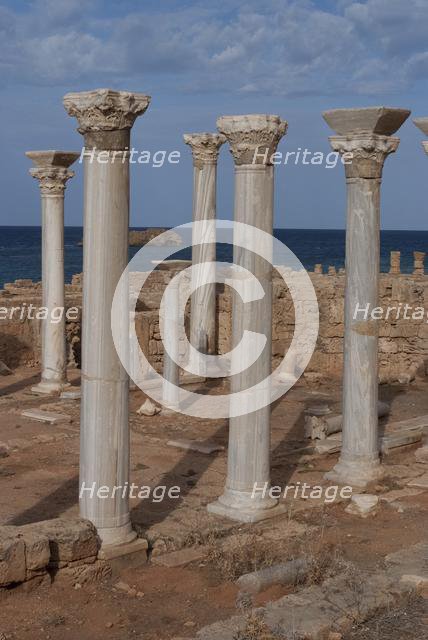 Libya, Apollonia, Central Church, 2007. Creator: Ethel Davies.