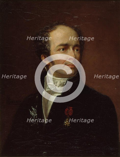Portrait of General Maximilien Foy (1775-1825) , ca 1820. Creator: Vigneron, Pierre Roch (1789-1872).