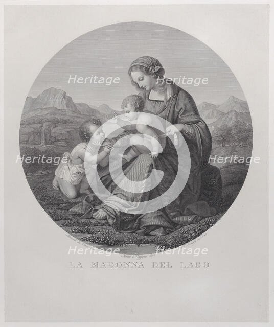 Virgin and Child with the infant Saint John the Baptist..., 1825. Creator: Giuseppe Longhi.