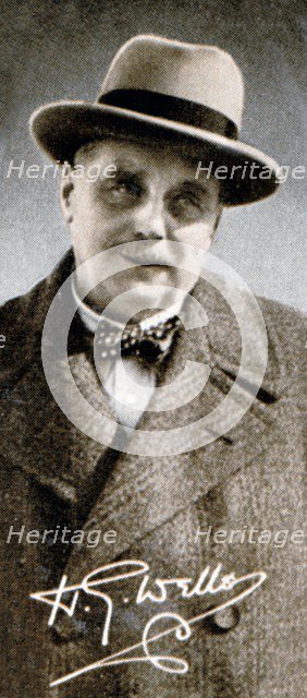 Herbert George HG Wells (1866-1946), English writer, 1935. Artist: Unknown