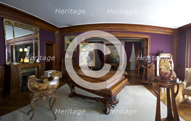 Art Nouveau Furniture, late 19th century, (c2014-2017). Artist: Alan John Ainsworth.