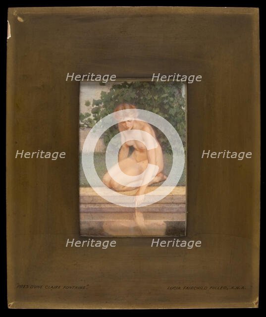 By a Clear Fountain, 1907. Creator: Lucia Fairchild Fuller.