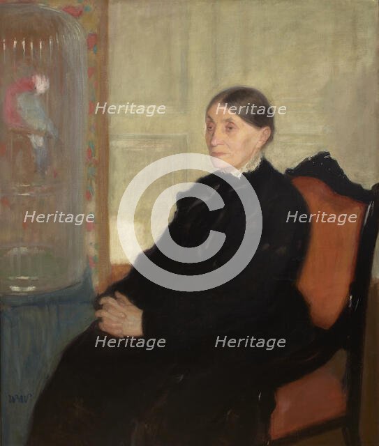 Portrait of Katarzyna Krassowska, c1912. Creator: Wojciech Weiss.