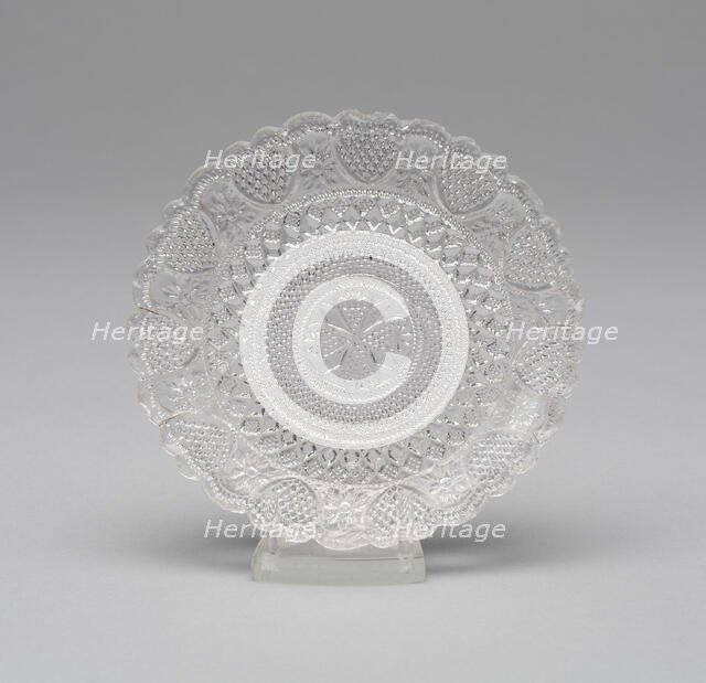 Cup plate, c. 1830. Creator: Unknown.